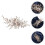 Comb Shape Hair Accessories For Wedding Special Events 1pcs 6