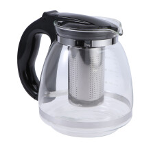 1St 1500Ml Teeglas Mit Edelstahlfilter Und Hitzebeständigem
