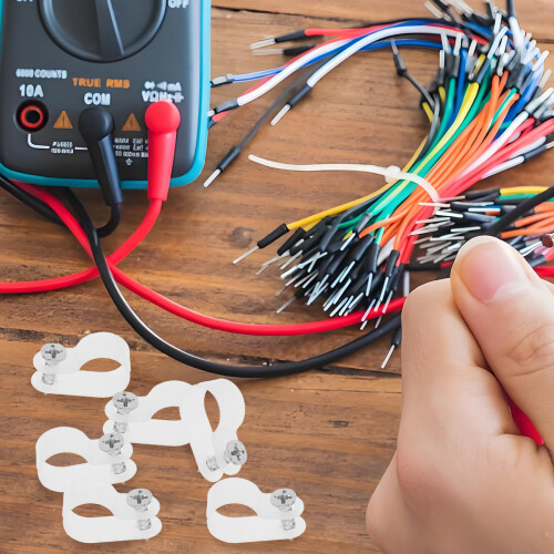 1 Set Seillichtklammern Mit Edelstahlschrauben Für Außenstringlights 2