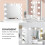 1 Set Frontlicht USB Make-up-Licht Schminklampe 11