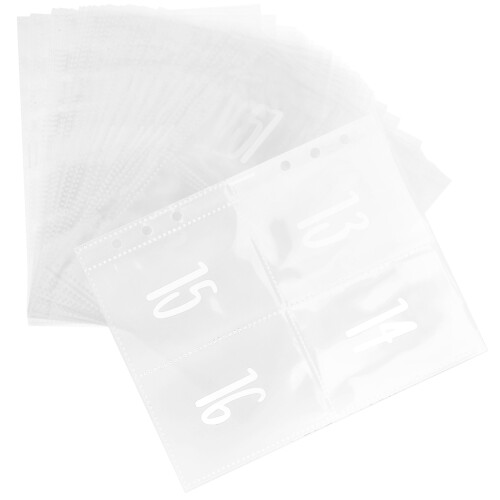 25 Blatt Einschubmappe Transparente Hüllen 2