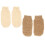 4Stk. Duschhandschuhe Peeling Badehandschuh Schaumbildend 1