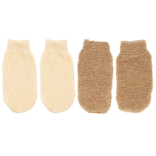 4Stk. Duschhandschuhe Peeling Badehandschuh Schaumbildend 2