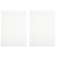 2 Sets Transparente 6-Loch Schnellhefter Trennblätter Für Notizblock