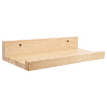 holz wandregal schlafzimmer schwimmend aufbewahrung halter