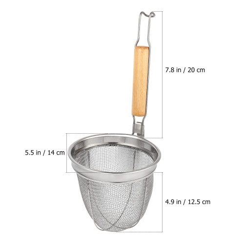 2Stk Sieblöffel Spaghetti Nudelsieb 1