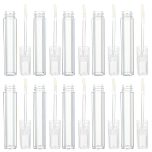 10 leere transparente Lipgloss- 5 ml, nachfüllbare Behälter 1