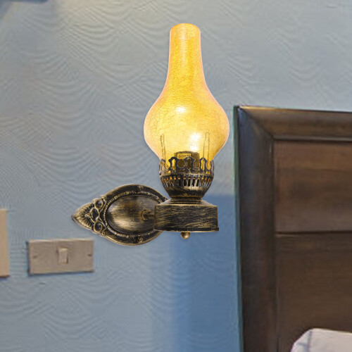Retro Wandlampe Metall Für Treppe 2