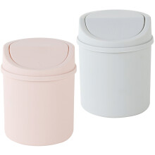 2Stk Mini Halter Müllbehälter Desktop Organizer Mit Deckel