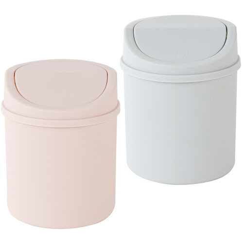 2Stk Mini Halter Müllbehälter Desktop Organizer Mit Deckel
