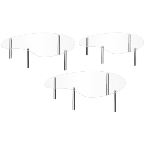 3Stk Transparente Displayunterlage Für Desserts Und Cupcakes