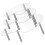 3Stk Transparente Displayunterlage Für Desserts Und Cupcakes 9