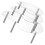 3Stk Transparente Displayunterlage Für Desserts Und Cupcakes 10