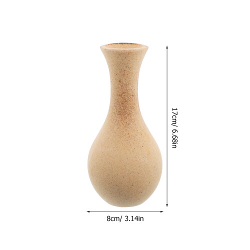 Unfinished Wood Vase Blank Blumen Vase Set 1