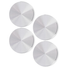 4-teiliger Alu-Adapter runder Teller für Glastisch Teetisch