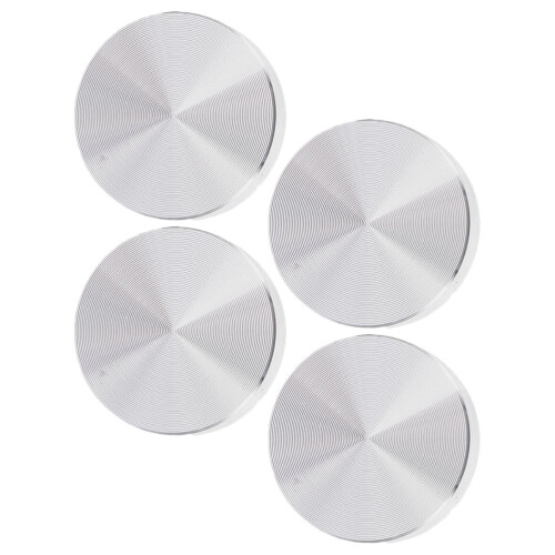 4-teiliger Alu-Adapter runder Teller für Glastisch Teetisch