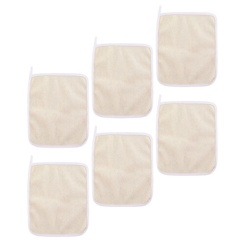 6Stück Peeling-Körper-Pad -Peeling-Pad Nylon-Peeling-Waschlappen