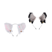 2Stück Katzenohr Haarreif Cosplay Einzigartiges Partyaccessoire