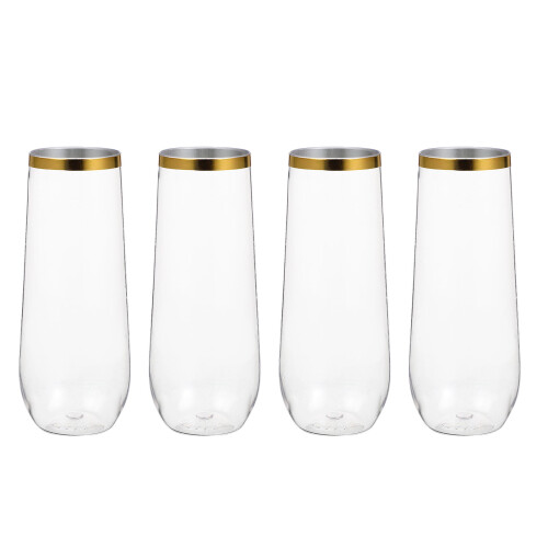 4Pcs Wine Cups Disposable Party Beverage Cups for Home Use 1