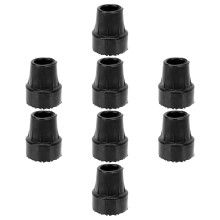 9teiliges Set Trekkingstock Gummikrücken Fußschutz