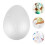 10Pièces Œufs En Mousse Blanche Pour DIY Décorations Printanières 5