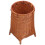 Makeup Brush Container Retro Bamboo Tea Canister Office 8