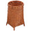 Makeup Brush Container Retro Bamboo Tea Canister Office 6