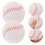 12 90 Mm Pu Oefenbaseball Voor Studenten En Beginners (Wit) 3