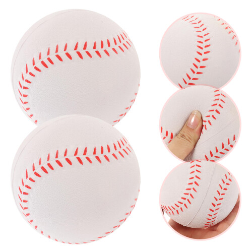 12 90 Mm Pu Oefenbaseball Voor Studenten En Beginners (Wit) 2