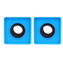 2Pièces Station Logo Micro ABS Bleu Pour Interview Design Pratique