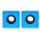 2Pièces Station Logo Micro ABS Bleu Pour Interview Design Pratique 1