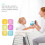 1 set van 6 babyvoeding bewaarboxen met 9