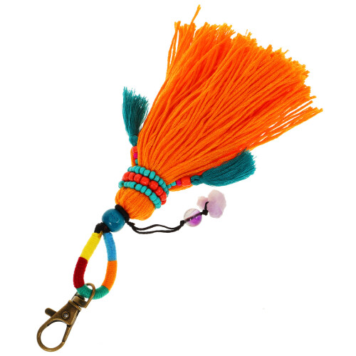 Accessoire Pompon Bois Coton Métal Décor Boho
