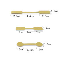 100 vel 6 cm vierkante kraftpapier prijslabels voor sieraden, ringen