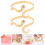 2St Gouden Slangen Armband Arm Cuff Bangle Dames 11