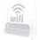 Desktop Acryl Wifi Sign Wachtwoord Herinnering Voor 8