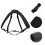 1Pièces Sangle Réglable Pour Djembe En Mousse Confortable Noire 6