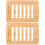 2Pcs Bamboo Soap Dish Storage Tray Draining Soap Holder Beige 7