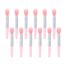 12St Mini Silikon Lippenpinsel Reiseset Aus Silicagel Für Lipgloss