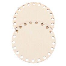 Craft Projekte Stricken Häkeln Unterlage Beige Holz 2er Pack