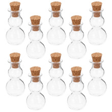 10Stk Glasflaschen Mit Korkverschluss Diy Mini Glasphiole