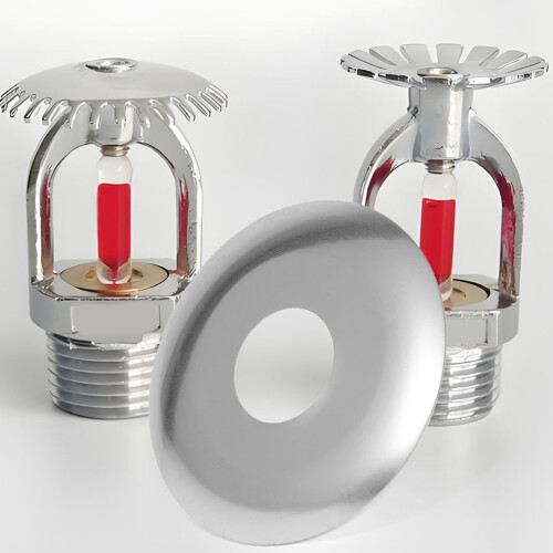 10 Sprinklerkopf Abdeckplatte Für Schutzrohr 2