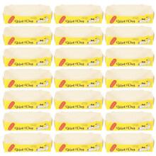 50 einweg papier speisetablett beschichtet für snacks
