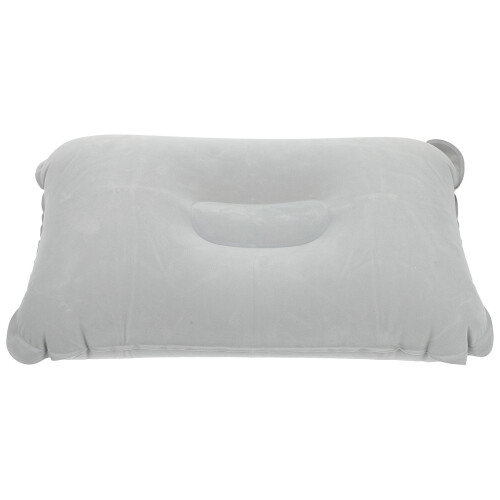 Inflatable Grey PVC Camping Pillow Portable Outdoor Rest Tool