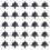 50 Pcs Drip Irrigation Emitters Adjustable Pressure Compensating 8