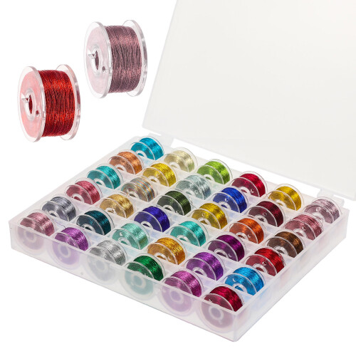 36 Rollen Stickgarn Polyester Für Handstickerei