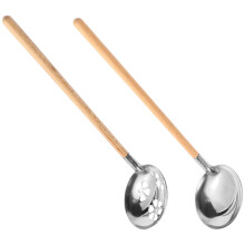 1 Set Servierlöffel Aus Mit Langem Griff Und Löchern
