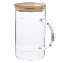1 Set -Messbecher Mit Verdicktem Und Holzdeckel