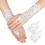 1 Paar Damen Spitzenhandschuhe Mesh Mit Gestickter 1