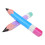 2St Inflatable Crayon , Großer Buntstift Für Partys 5